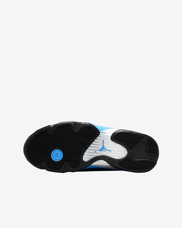 Nike - Men's Air Jordan 14 Retro Sneakers - (Black/University Blue/Metallic Silver/White)