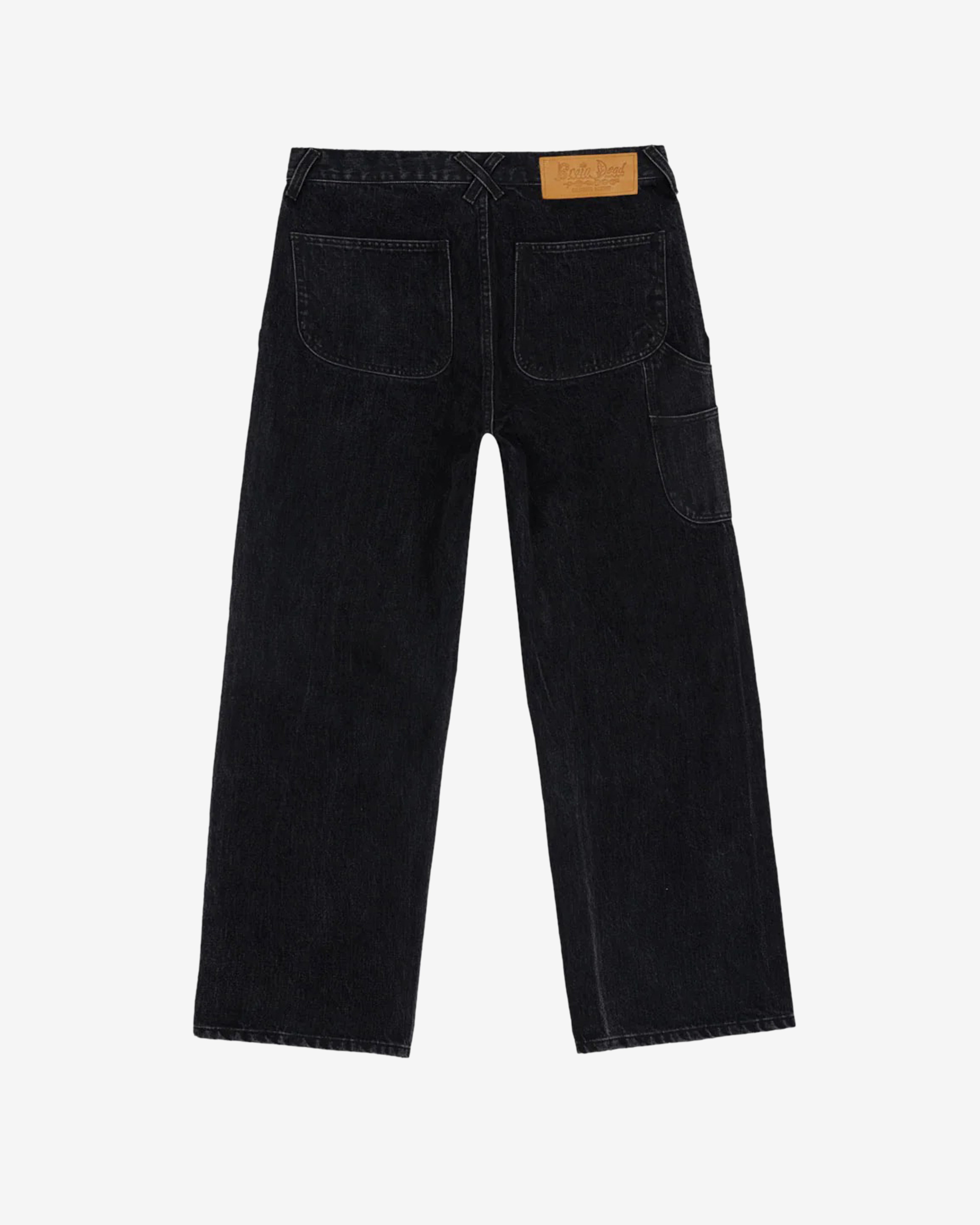 Brain Dead: Men's Type 02 14.5oz Denim Pant (Washed Black) | DSMNY