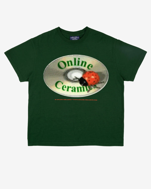 Online Ceramics - Men's Lady Bug Tee - (Green)