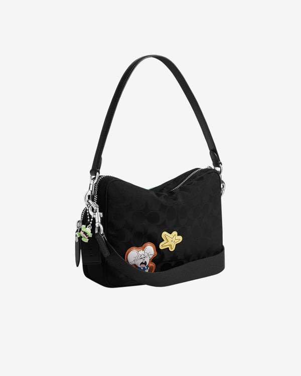 Brain Dead - Women's Coach Signature Nylon Dakota Crossbody - (Black)