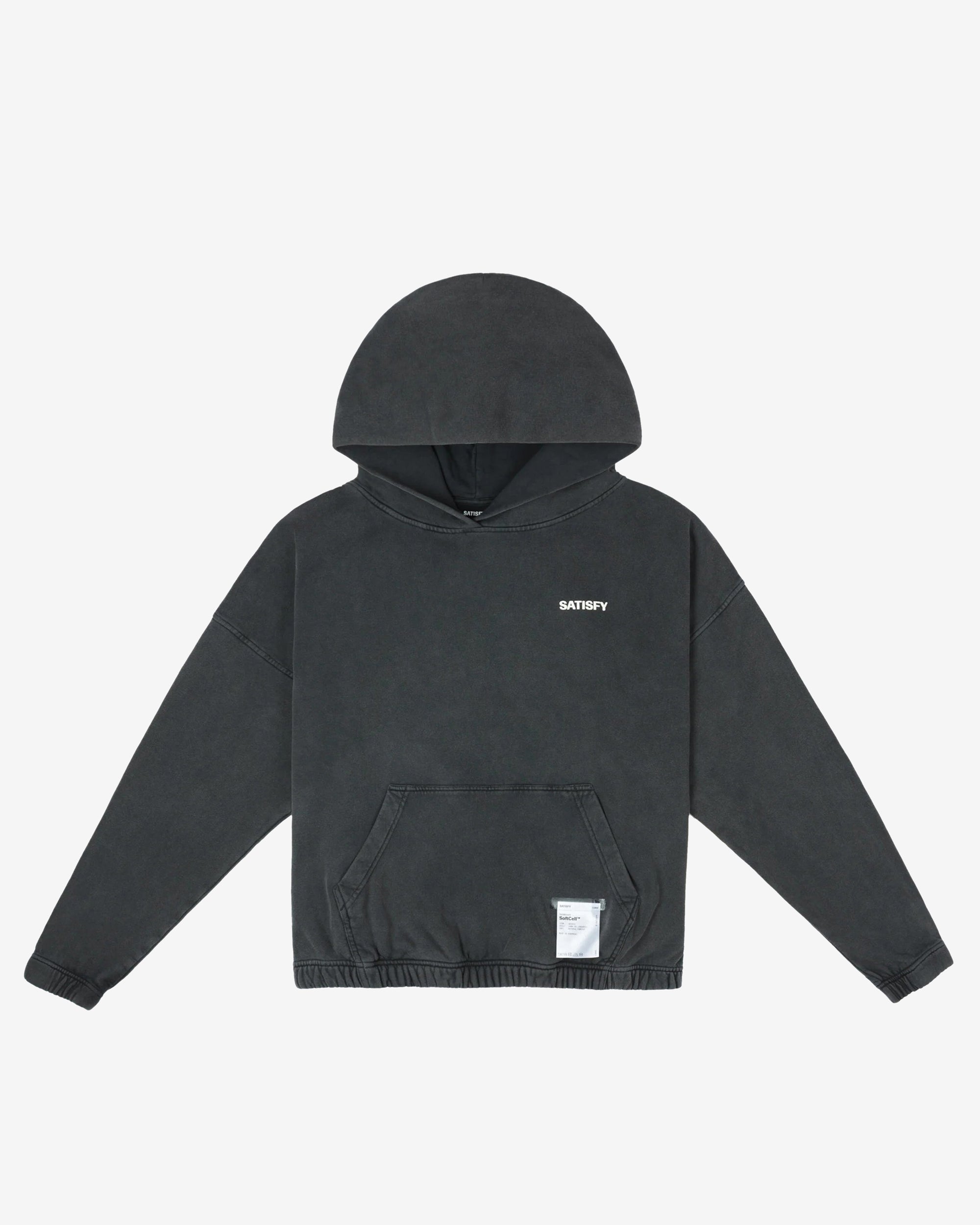 Satisfy - Men's SoftCell Hoodie - (Aged Black) view 1, Click to Zoom in