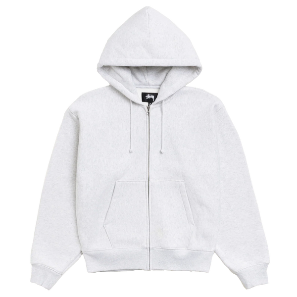 Stüssy - Men's Basic Diamond Zip Hood - (Ash Heather)