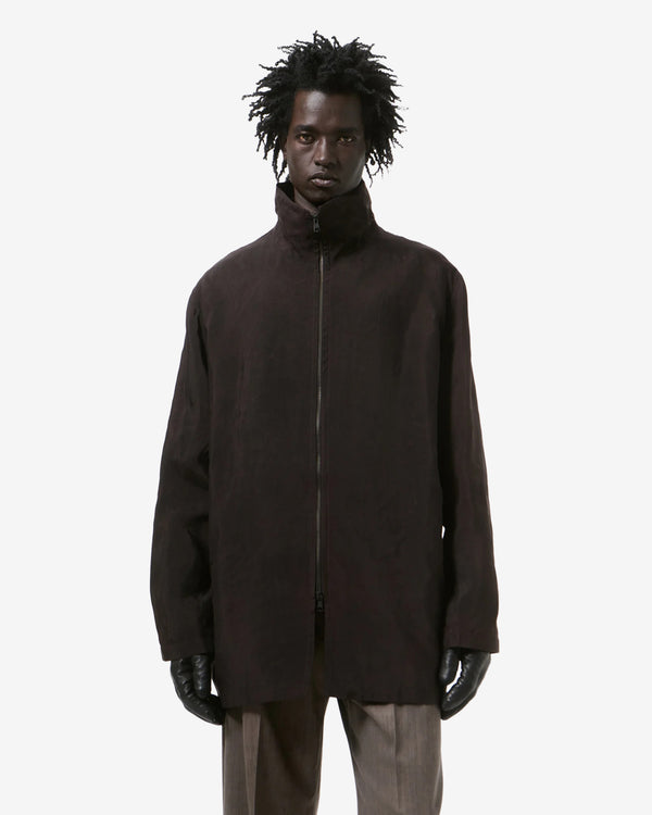Our Legacy - Men's Tiller Jacket - (Root Brown Wax Dipped Cupro)