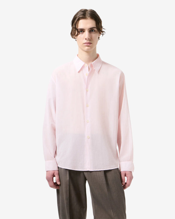 Our Legacy - Men's Beyond Shirt - (Hush Pink Pristine Voile)