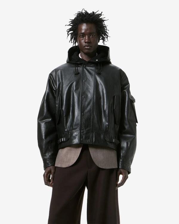 Our Legacy - Men's Orbit Jacket - (Malleable Black Bullhide)