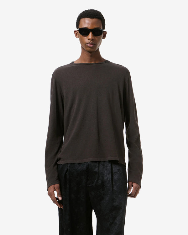 Our Legacy - Men's Bandaid Longsleeve - (Pure Graphite Cloudskin Jersey)