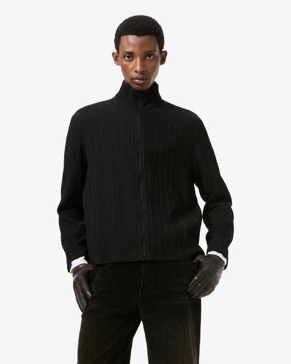 Our Legacy - Men's Shrunken Fullzip - (Obsidian Depth Woolcose Ridge)