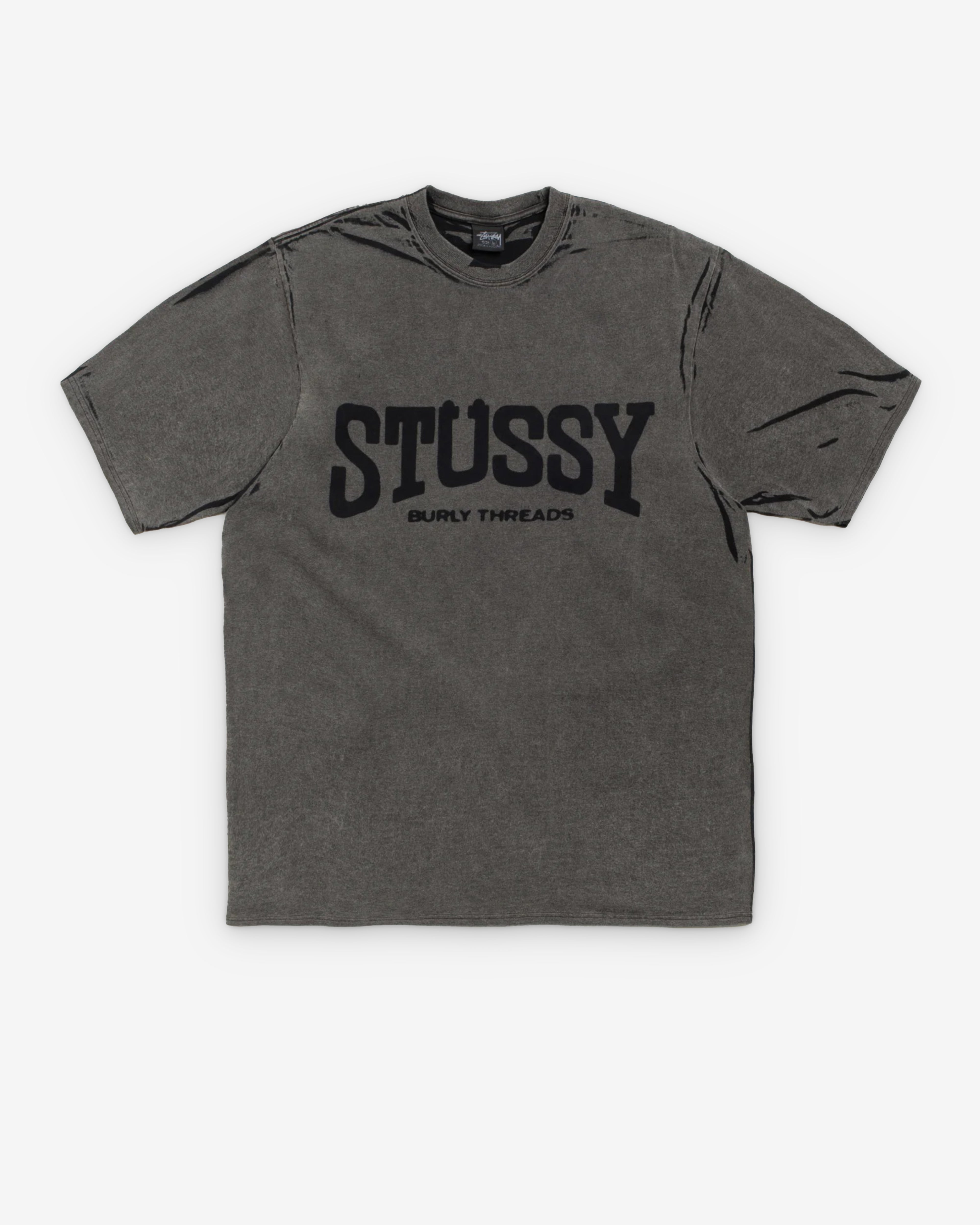 00's STUSSY BURLY THREADS ステューシー リンガーT Stüssy: Men's Burly Tee (Black) | DSMNY E-SHOP