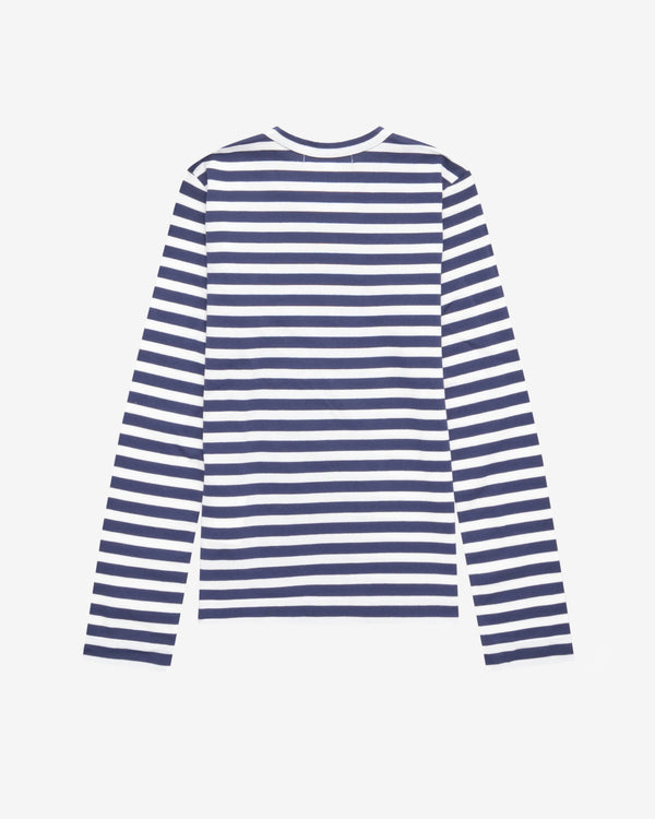 Play - Metalstone Striped Long Sleeve T-Shirt - (Navy/White)