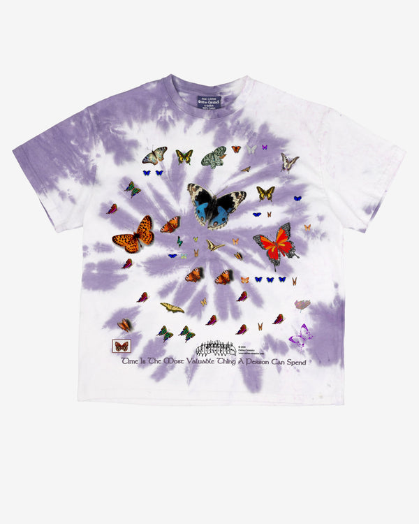 Online Ceramics - Men's Butterfly Tee - (Tie Dye)