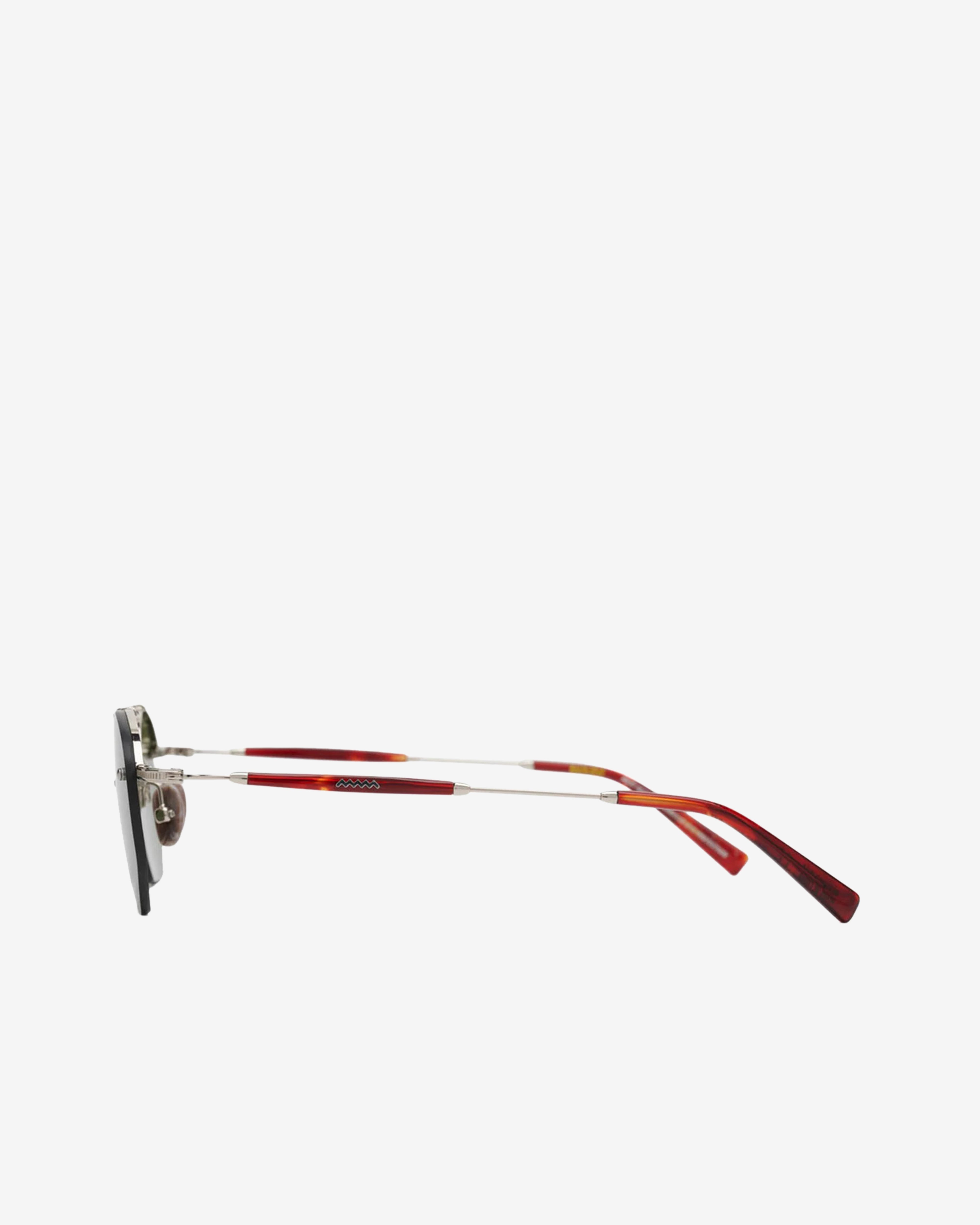 Brain Dead: Kaz Sunglasses (Silver) | DSMNY E-SHOP
