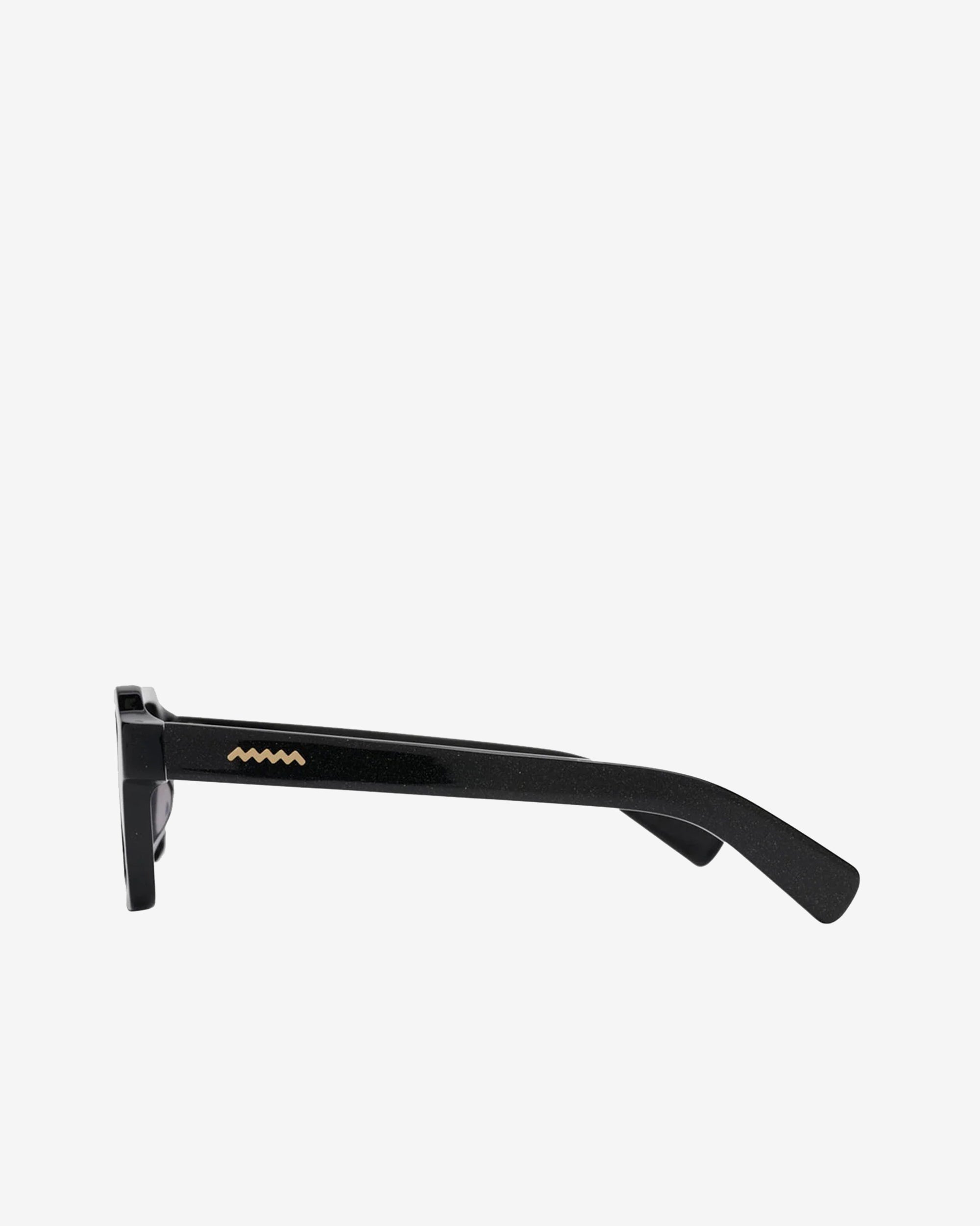 Brain Dead - Stauton Sunglasses - (Black Sparkle) view 2, Click to Zoom in