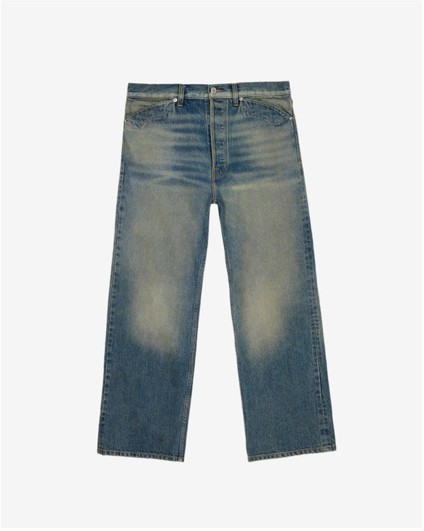 Brain Dead - Men's APC Type 00 Selvedge Denim Pant - (Washed Indigo)