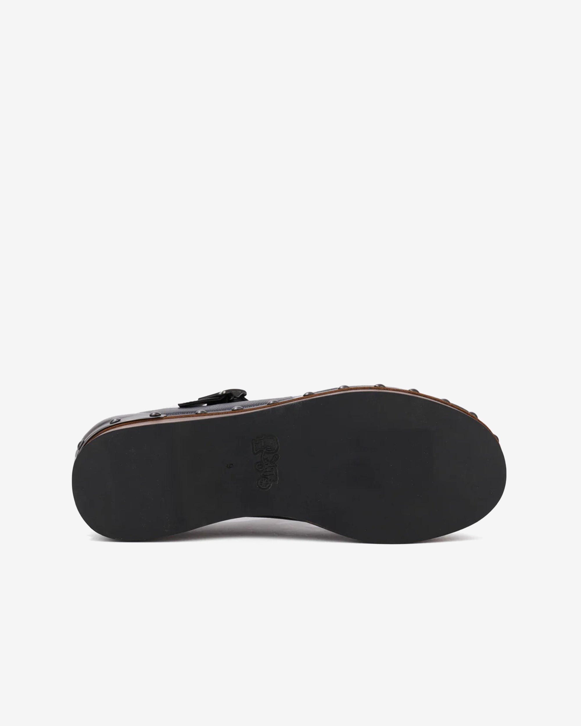 Brain Dead - Women's Coach Leather Wooden Mary Jane - (Black) view 5, Click to Zoom in