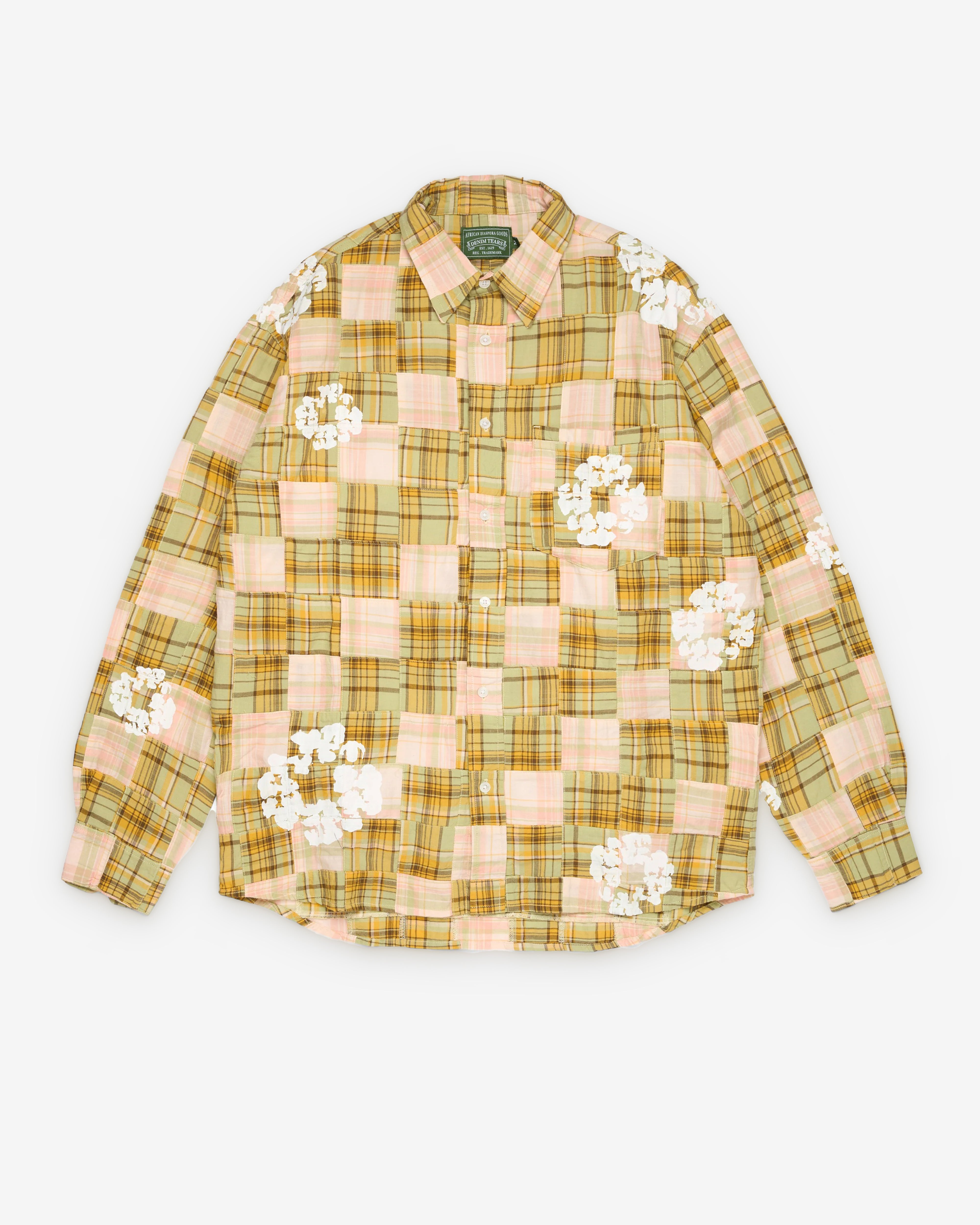 Denim Tears: Men's Madras Button Up (Multi) | DSMNY E-SHOP