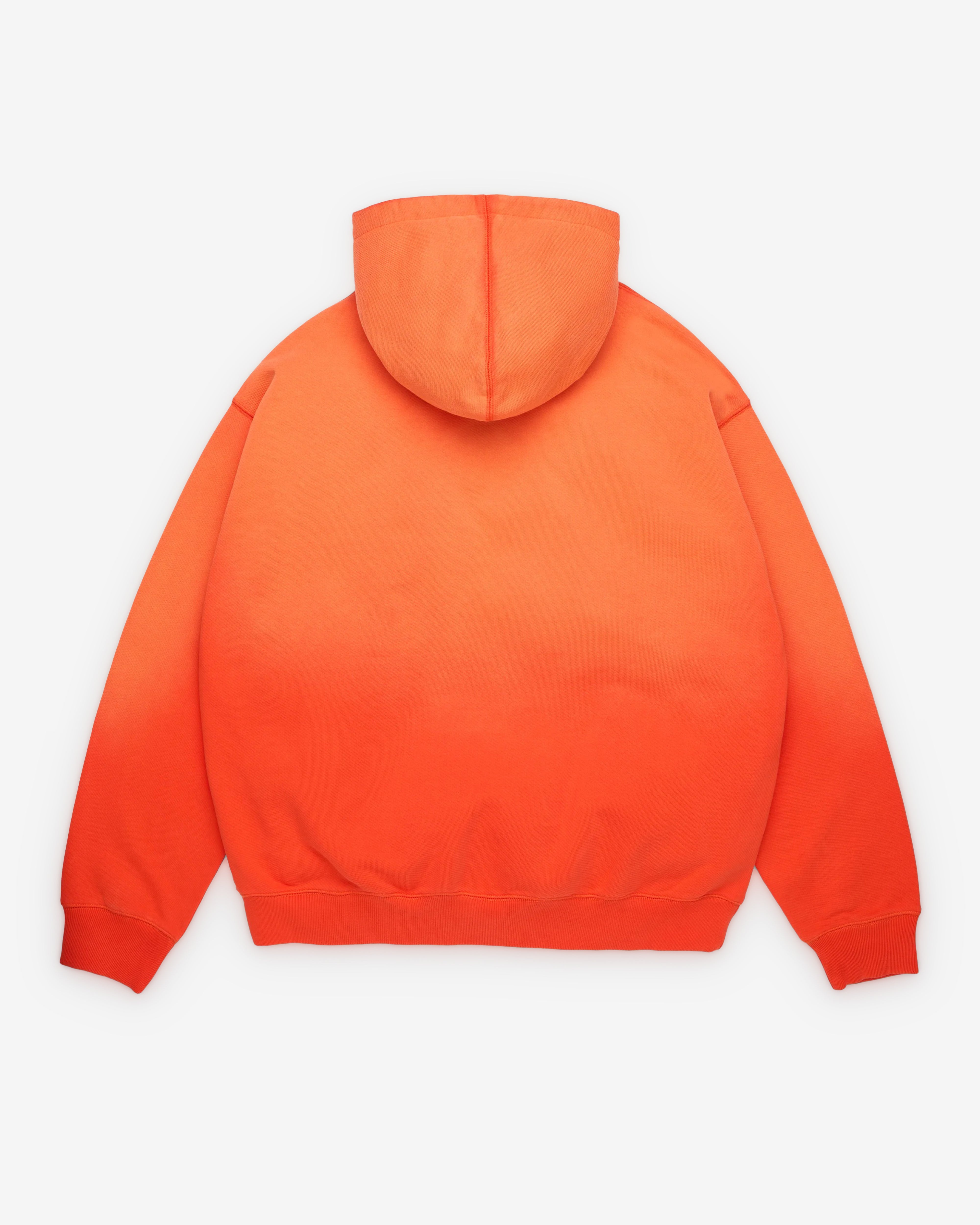 Denim Tears: Men's Peace Wreath Knockout Zip Hood (Orange) | DSMNY