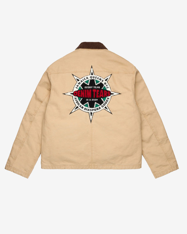 Denim Tears - Men's Liberty Star Workwear Jacket - (Khaki)