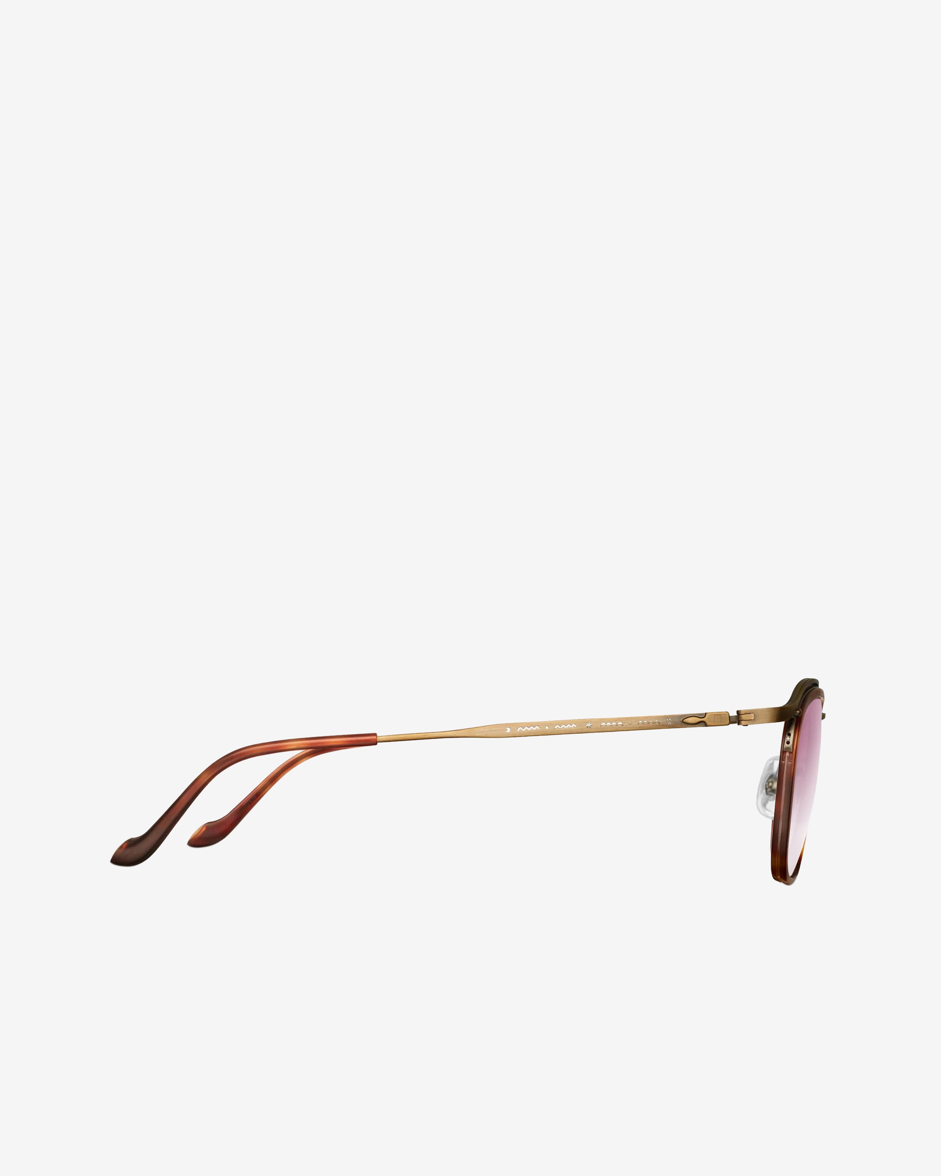 Matsuda: M3092 Pink Gradient Sunglasses (Gold) | DSMNY E-SHOP