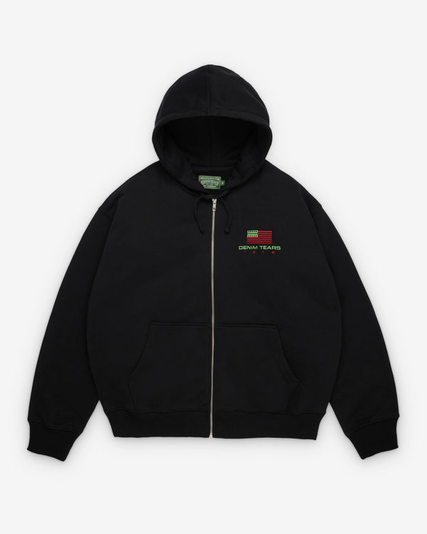 Denim Tears - Men's Pan African Zip Hoodie - (Black)