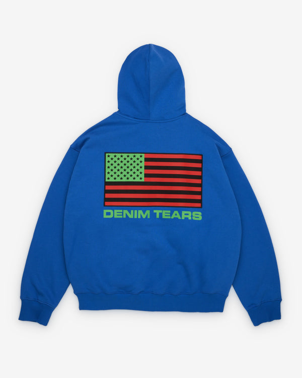 Denim Tears - Men's Pan African Zip Hoodie - (Blue)