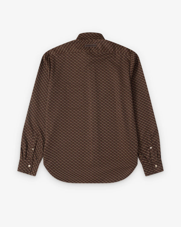Wales Bonner - Men's Doshi Shirt - (Brown/Caramel)