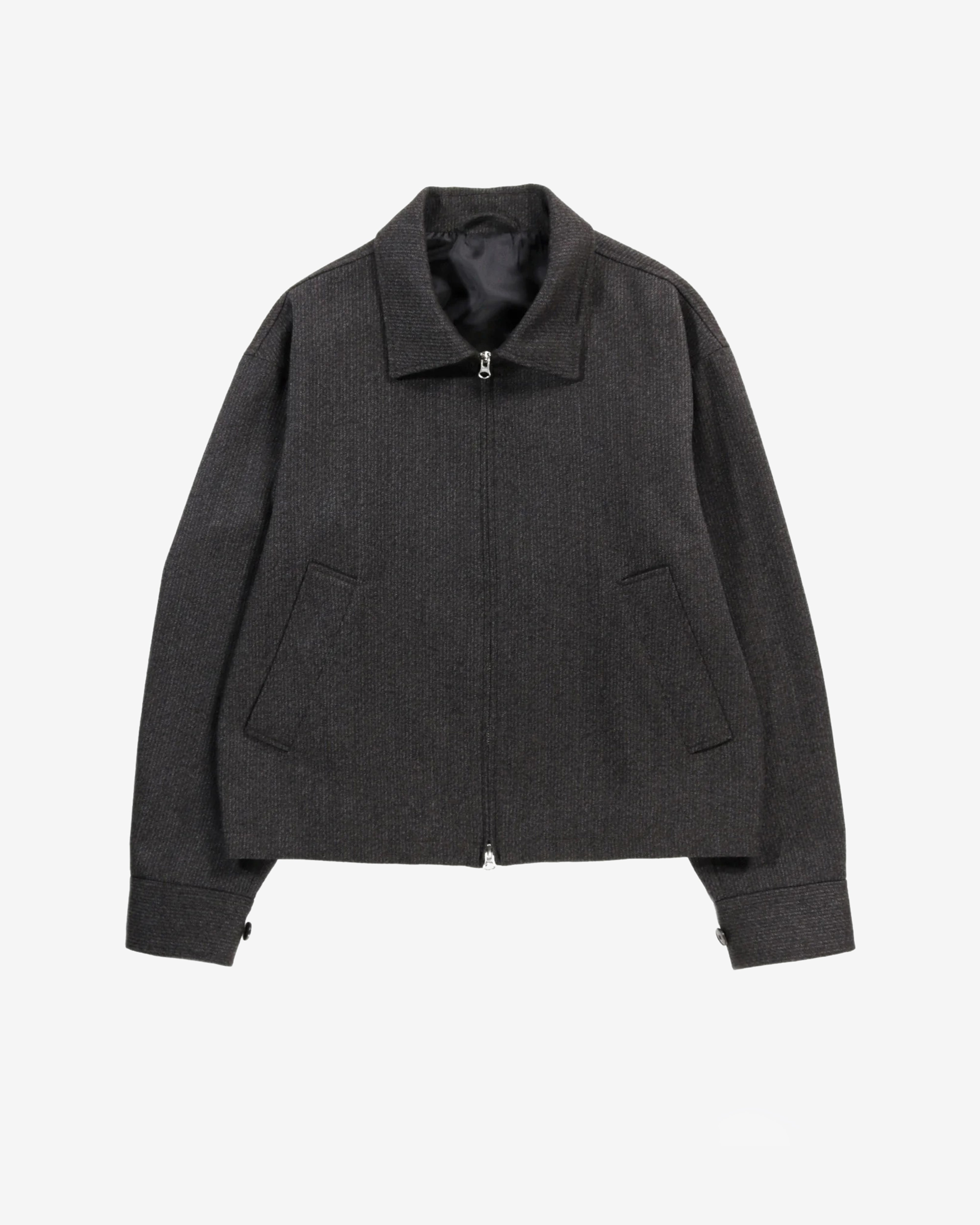 MFPEN: Men's Mail Jacket (Brown Melange Stripe) | DSMNY E-SHOP