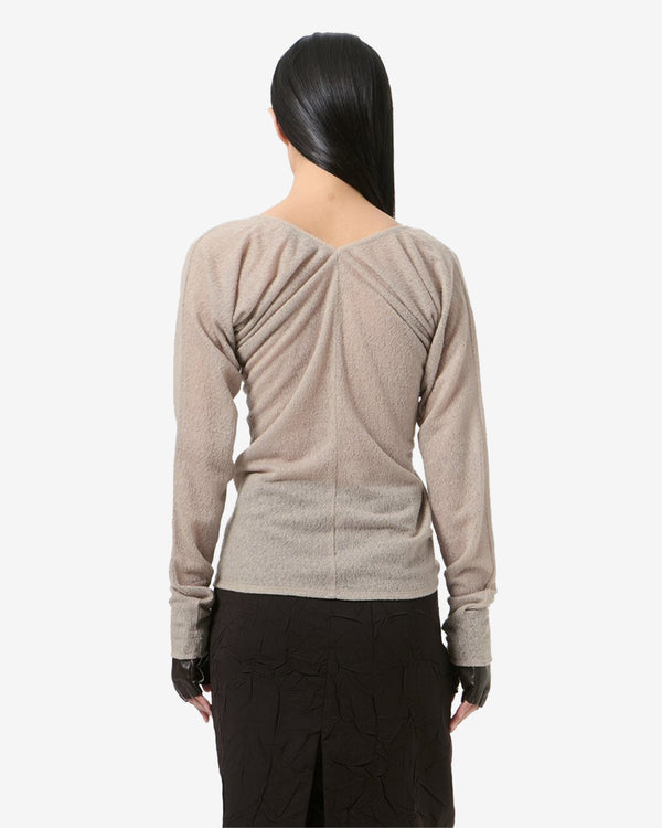 Our Legacy - Women's Cheer V Neck - (Hushed Fawn Lacy Wool)