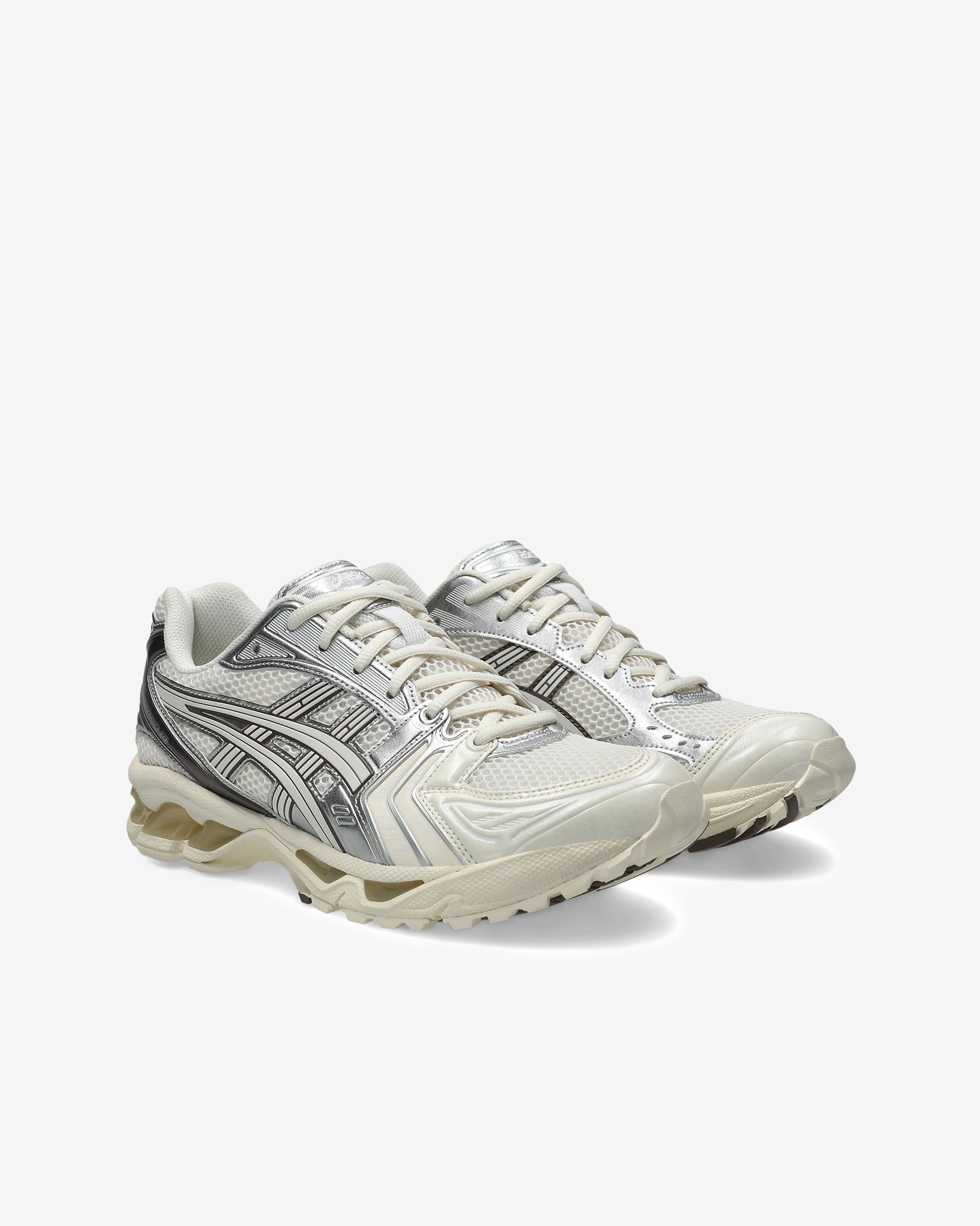 Asics: Men's GEL-KAYANO 14 Sneakers (Cream/Cocoa Powder) | DSMNY E