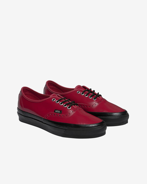 Vans - Men's Authentic Leather Brogues - (Gloss Bordeaux)