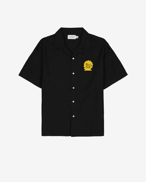 Brain Dead - Men's Coach Signature Camp Shirt - (Black)