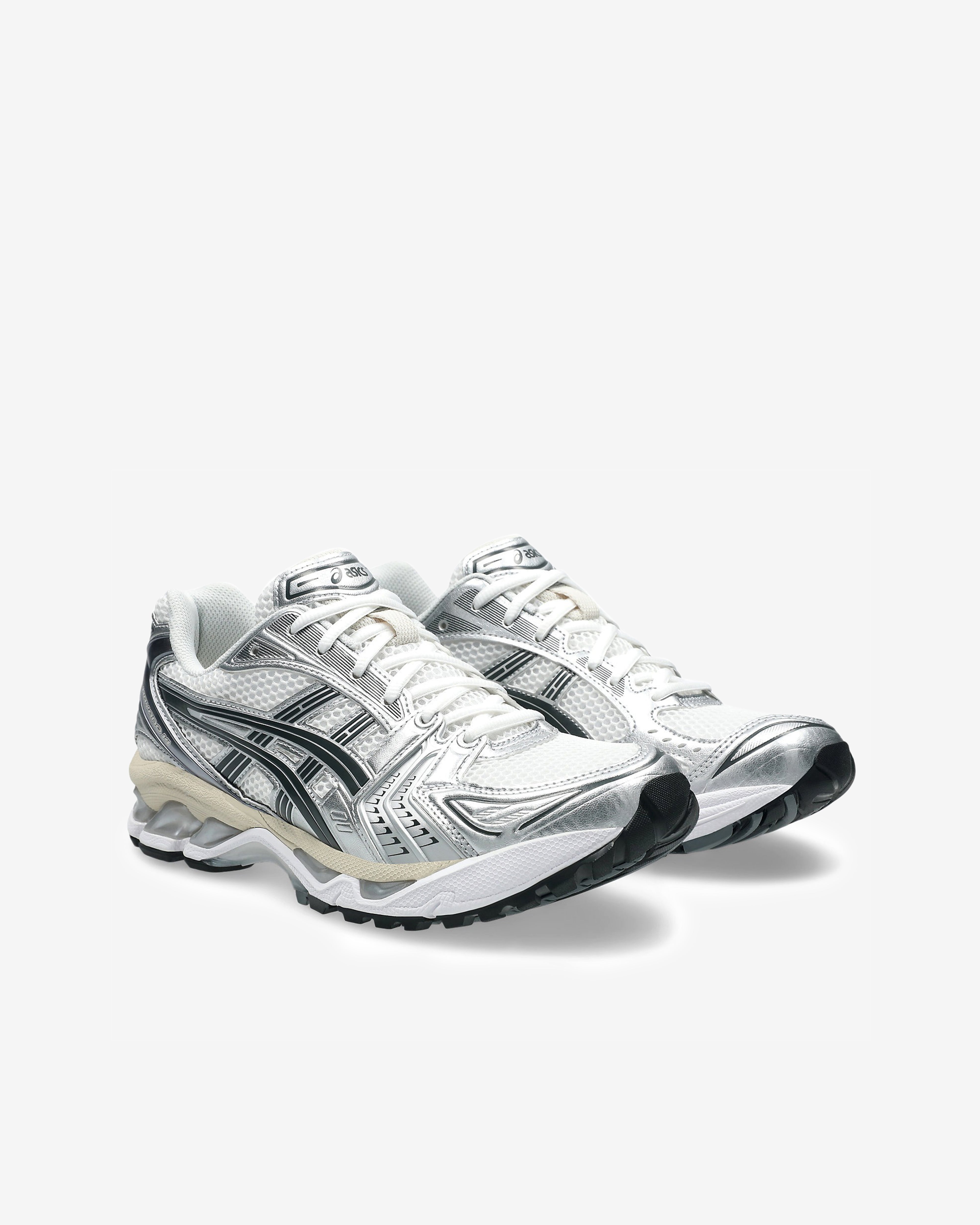 Asics: Men's GEL-KAYANO 14 Sneakers (White/Graphite) | DSMNY E-SHOP
