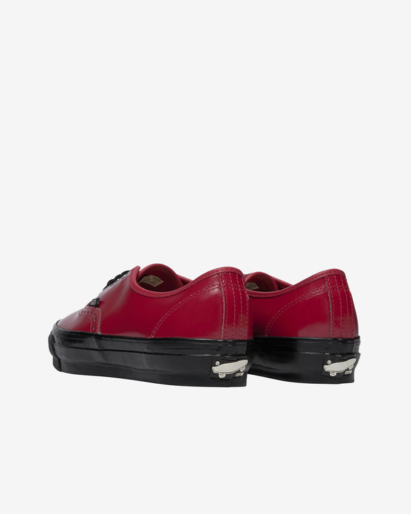 Vans - Men's Authentic Leather Brogues - (Gloss Bordeaux)