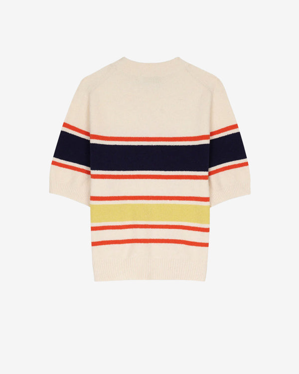 Brain Dead - Women's Coach Striped Knit Top - (Cream)