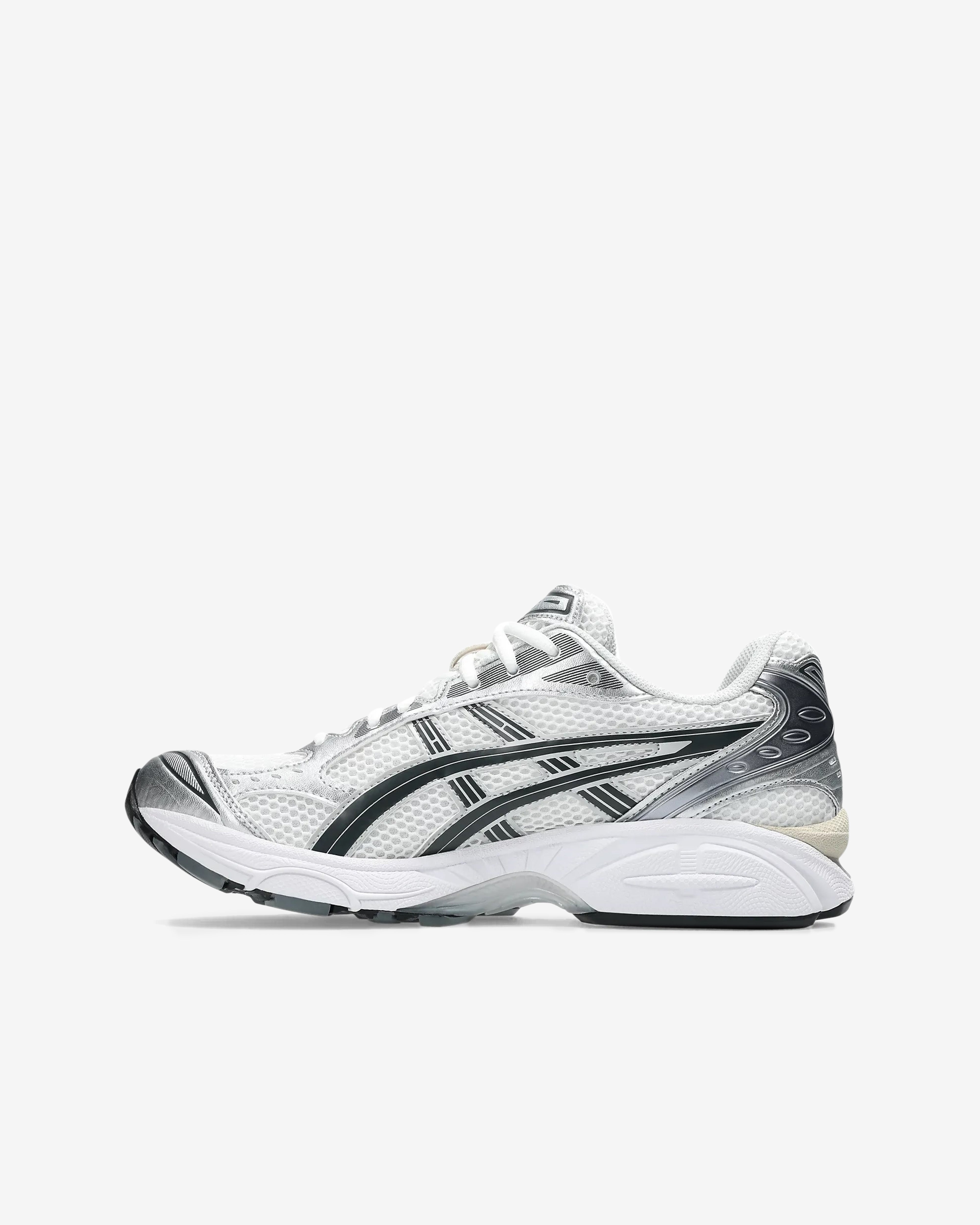 Asics: Men's GEL-KAYANO 14 Sneakers (White/Graphite) | DSMNY E-SHOP