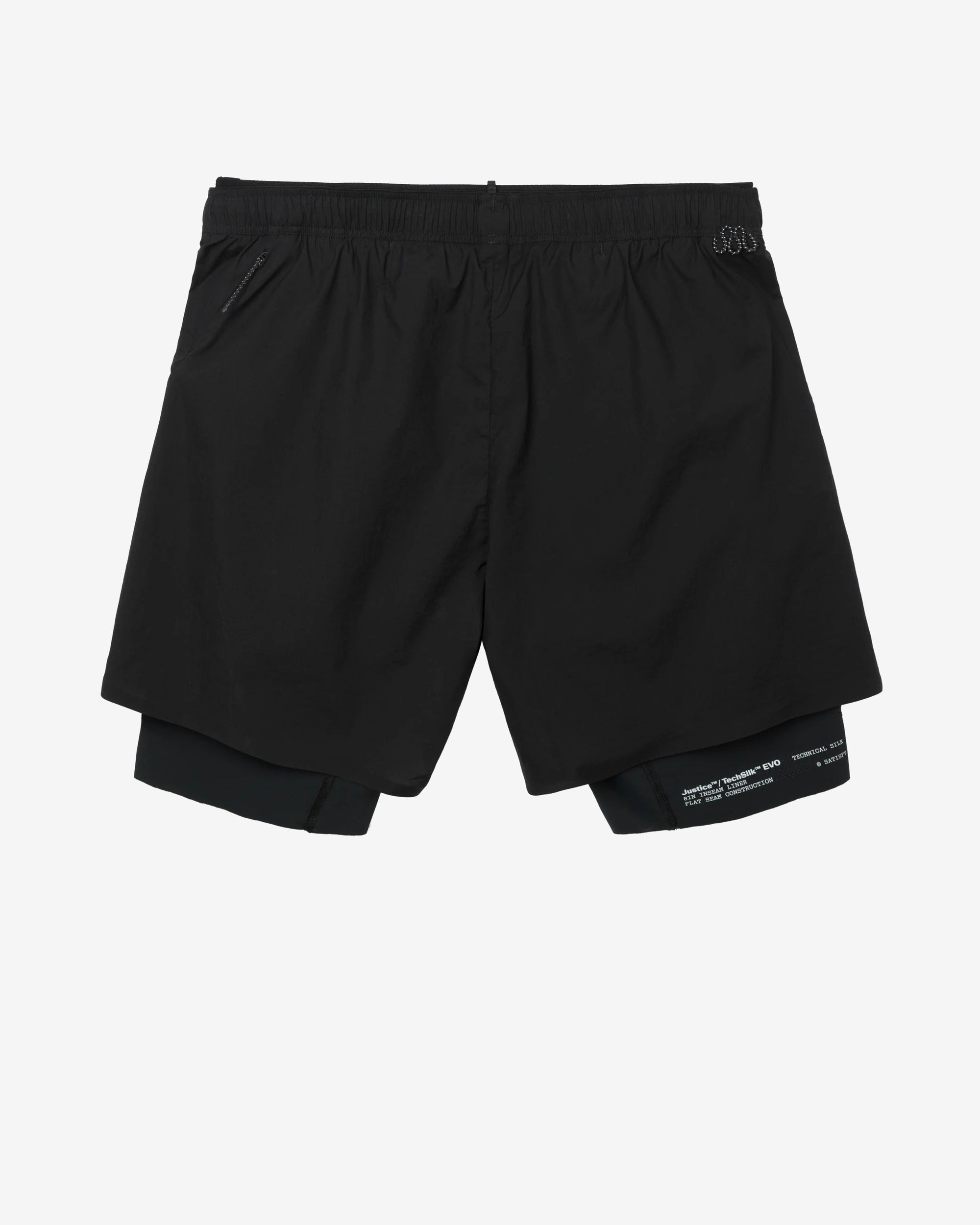 Satisfy - Rippy™ Cordura® 8" Trail Shorts - (Black) view 2, Click to Zoom in
