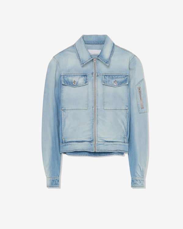 Random Identities - Men's Zipped Denim Jacket - (Blue)