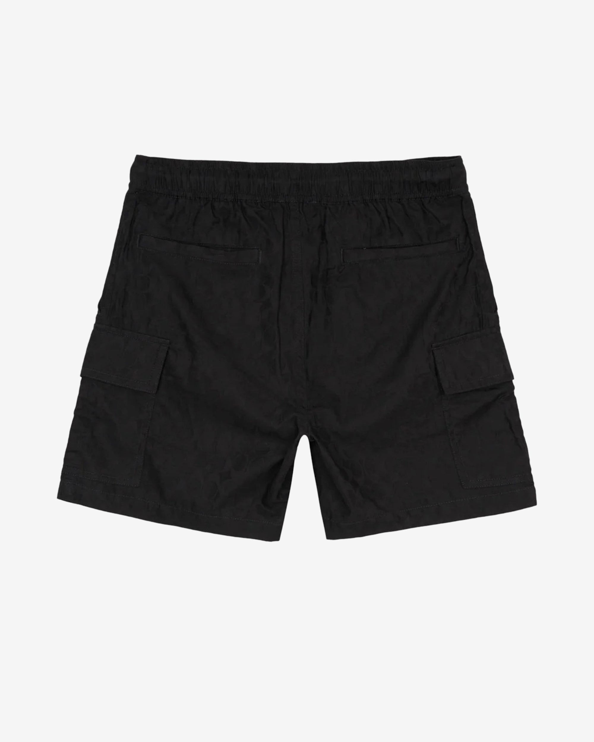 Brain Dead - Men's Coach Signature Camp Shorts - (Black) view 2, Click to Zoom in
