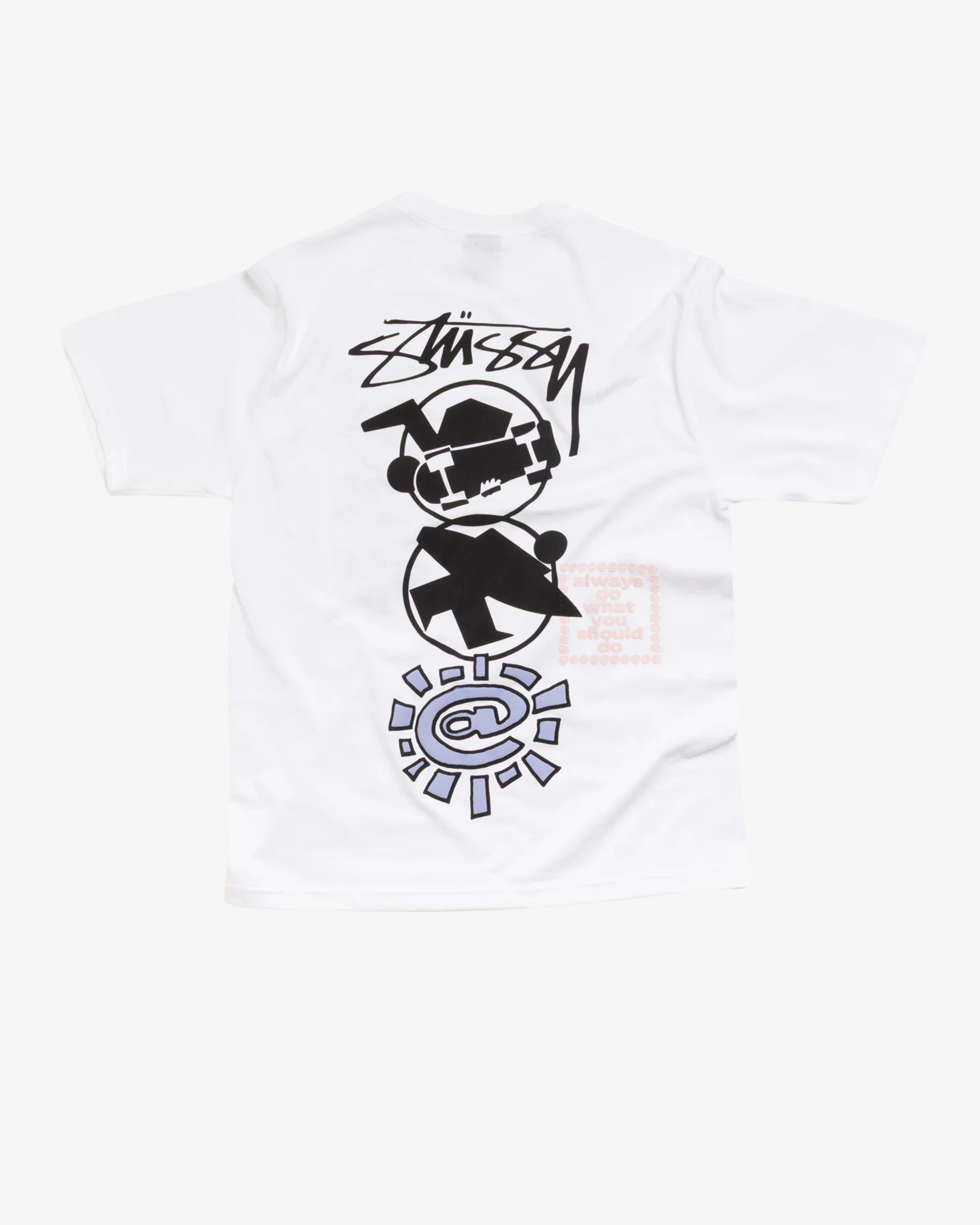 Stüssy: Men's Always Do What You Should Do Stack Tee (White