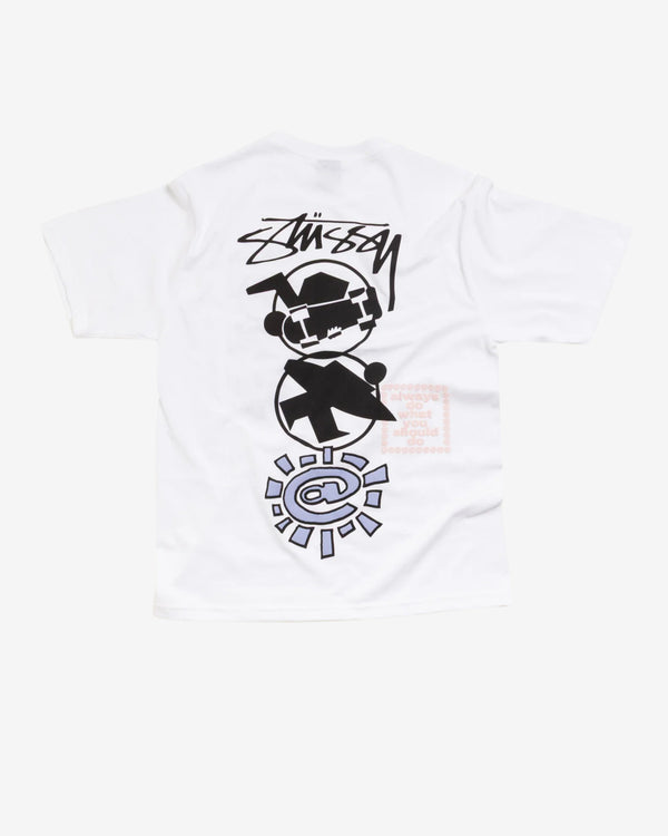 Stüssy - Men's Always Do What You Should Do Stack Tee - (White)