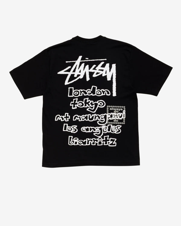 Stüssy - Men's Always Do What You Should Do World Tour Tee - (Black)