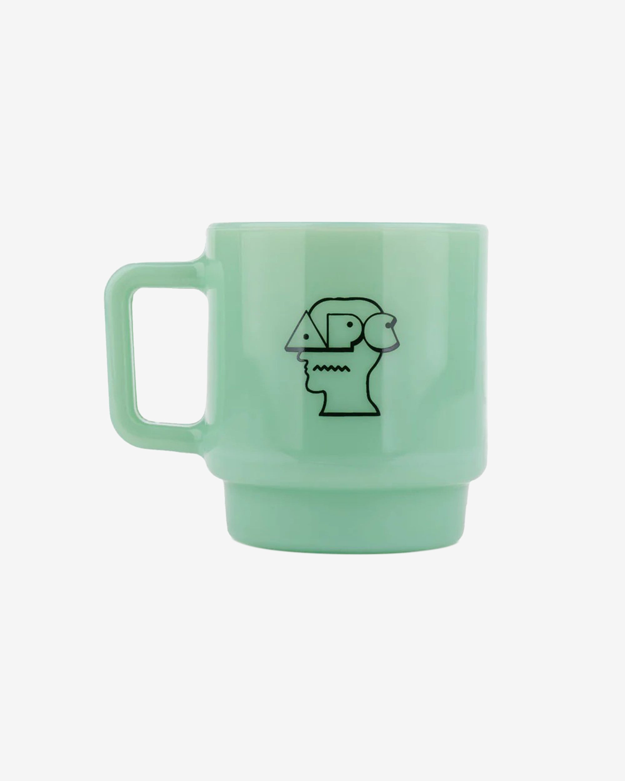 Brain Dead - APC Milk Glass Mug - (Jade) view 2, Click to Zoom in