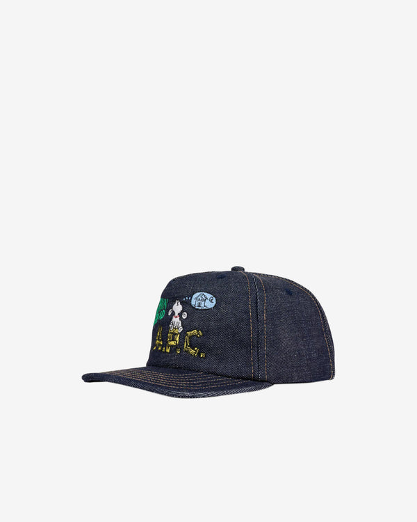 Brain Dead - Men's APC 5 Panel Hat - (Indigo)