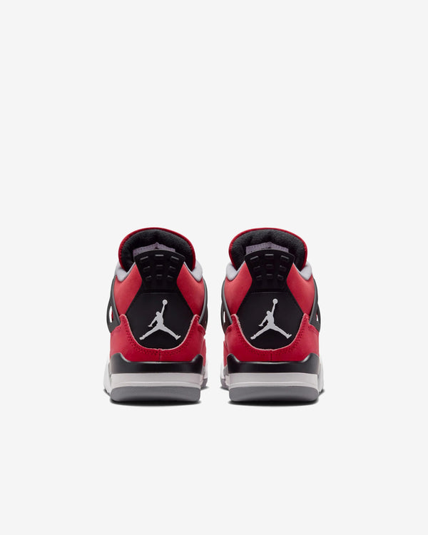 Nike - Kid's Air Jordan 4 Retro Toro Bravo GS Sneakers - (Fire Red/Black/Cement Grey)