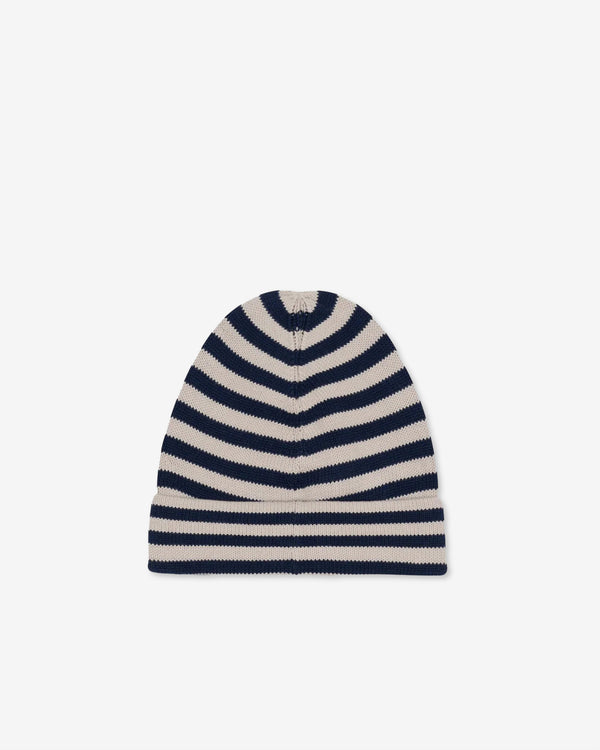 Brain Dead - Men's A.P.C. Striped Cotton Beanie - (Navy)