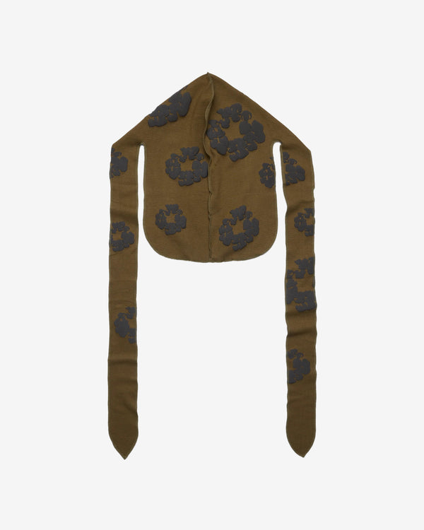 Denim Tears - Men's Thermal Cotton Wreath Durag - (Olive)