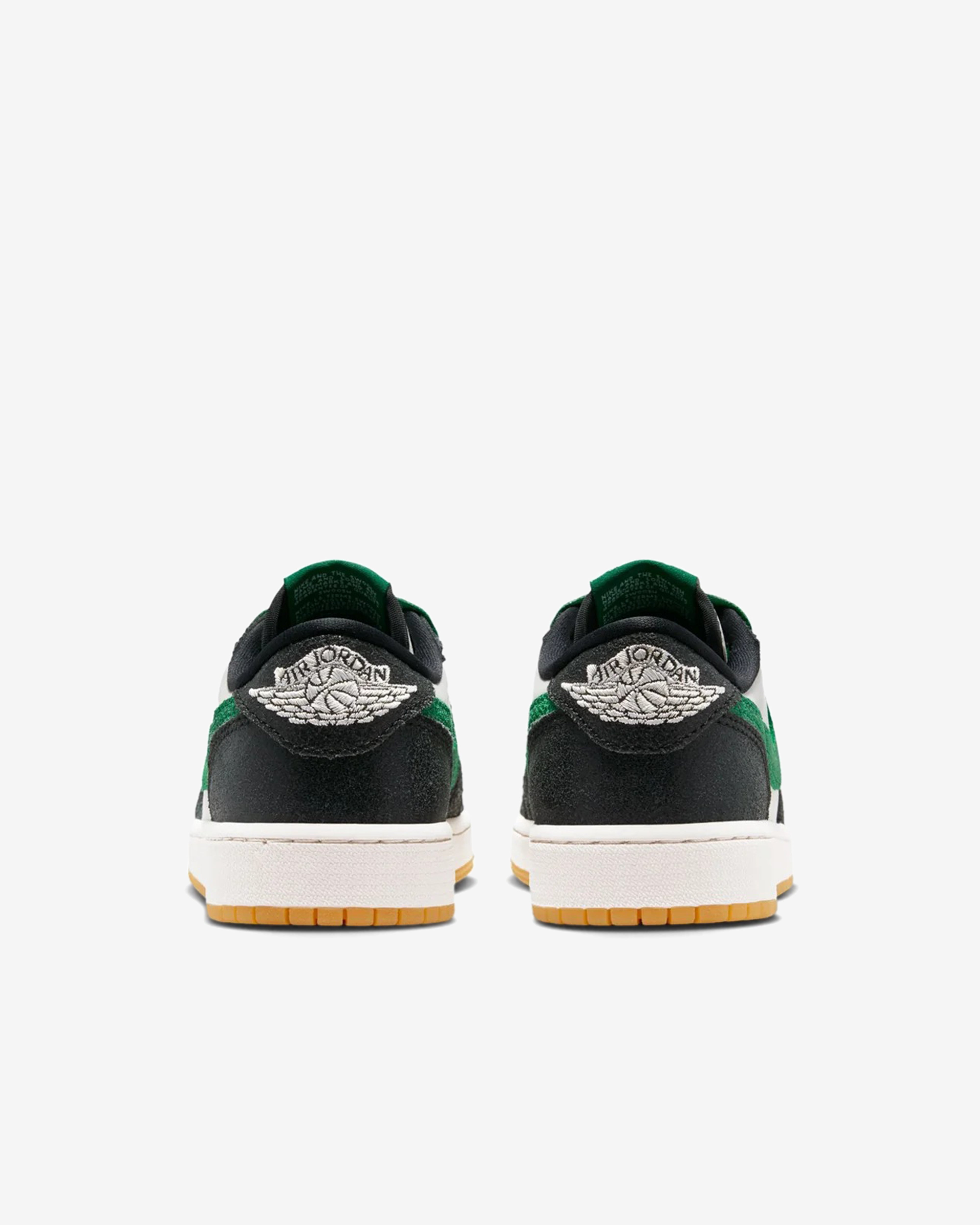 Nike: Air Jordan 1 Retro Low OG Sneakers (Phantom/Pine Green