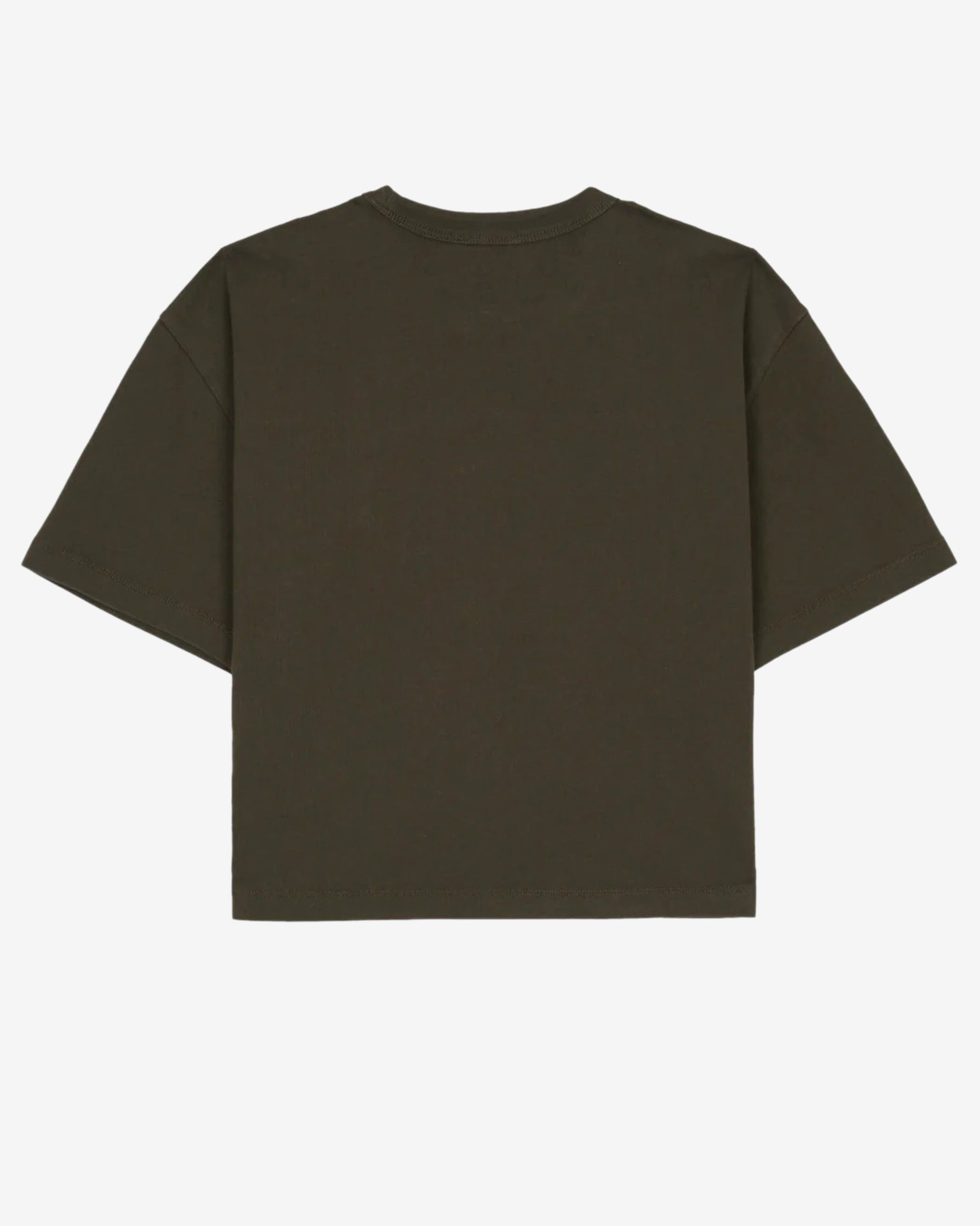 Brain Dead - Men's Coach Cropped Football T-Shirt - (Dark Grey) view 2, Click to Zoom in