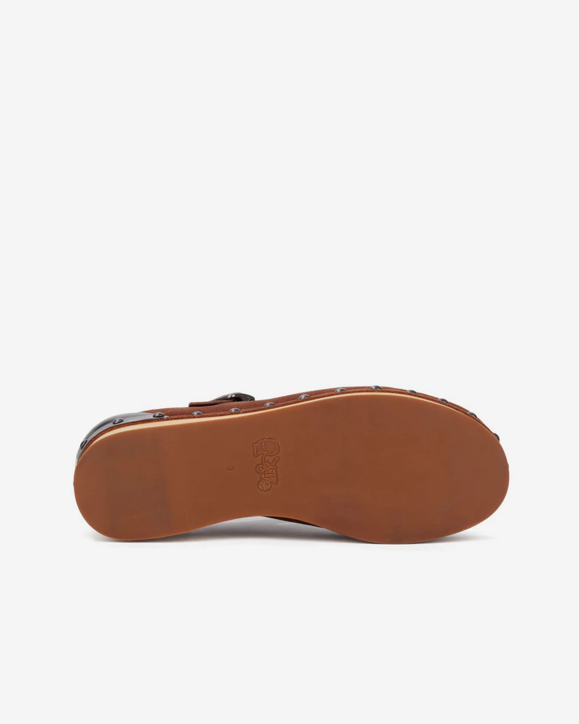 Brain Dead - Women's Coach Suede Wooden Mary Jane - (Vintage Brown) view 5, Click to Zoom in