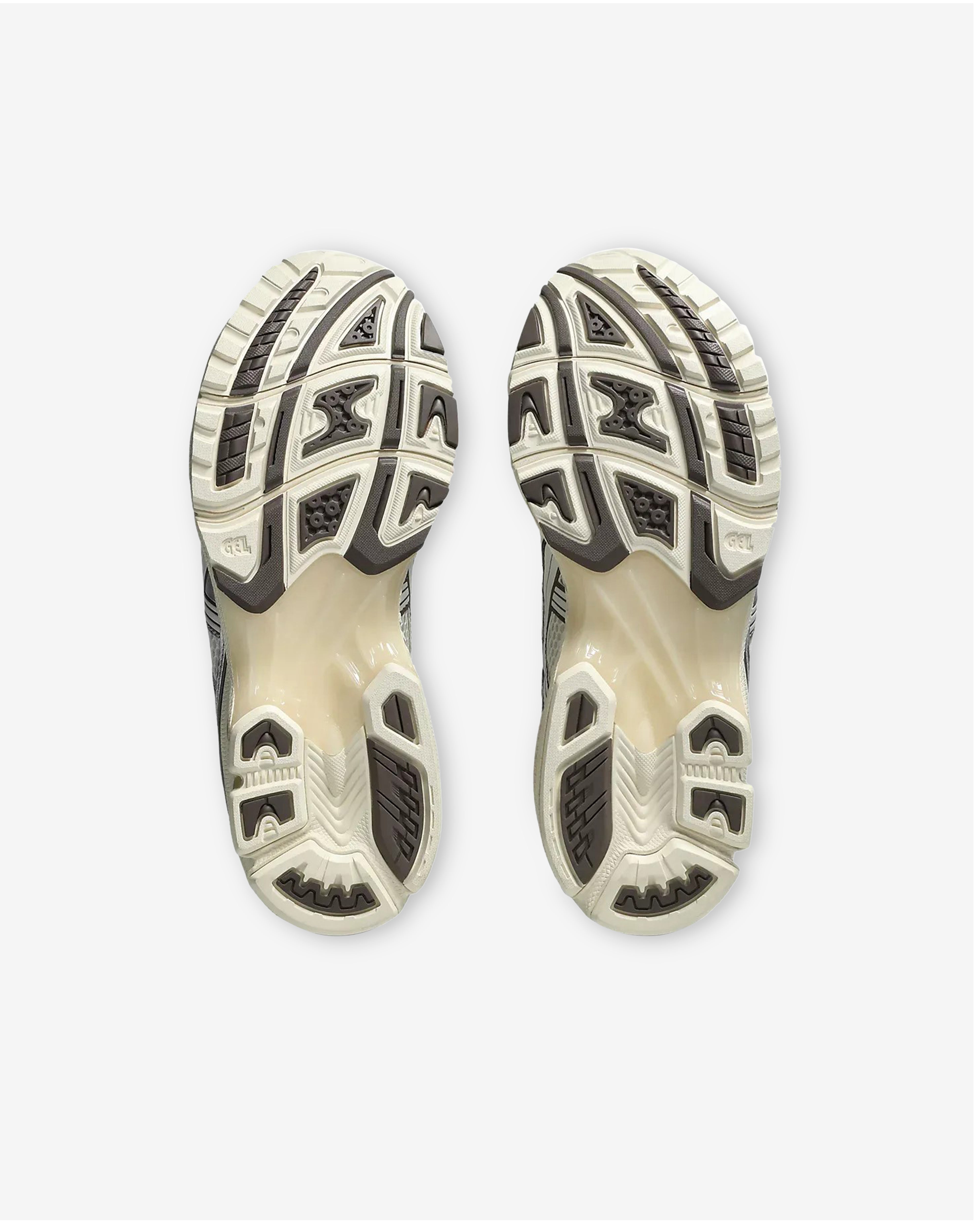 Asics: Men's GEL-KAYANO 14 Sneakers (Cream/Cocoa Powder) | DSMNY E