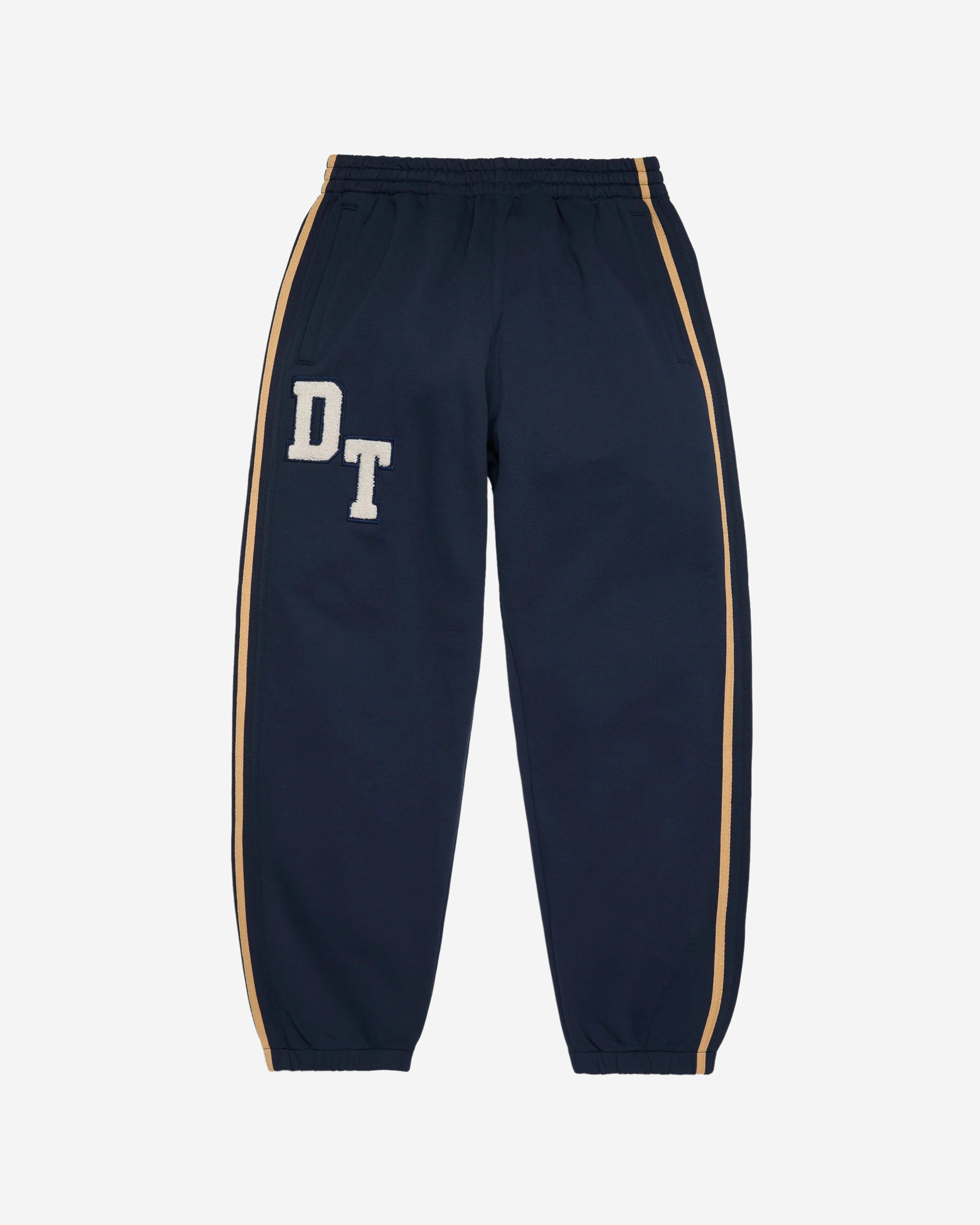 Denim Tears: Men's DT Chenille Embroidered Sweatpant (Blue